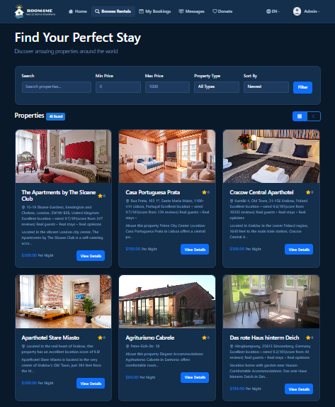 🚀 ROOM4ME — Another Milestone Web Launch by Sheikh IT! 🚀
