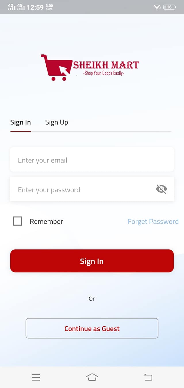 App Screen