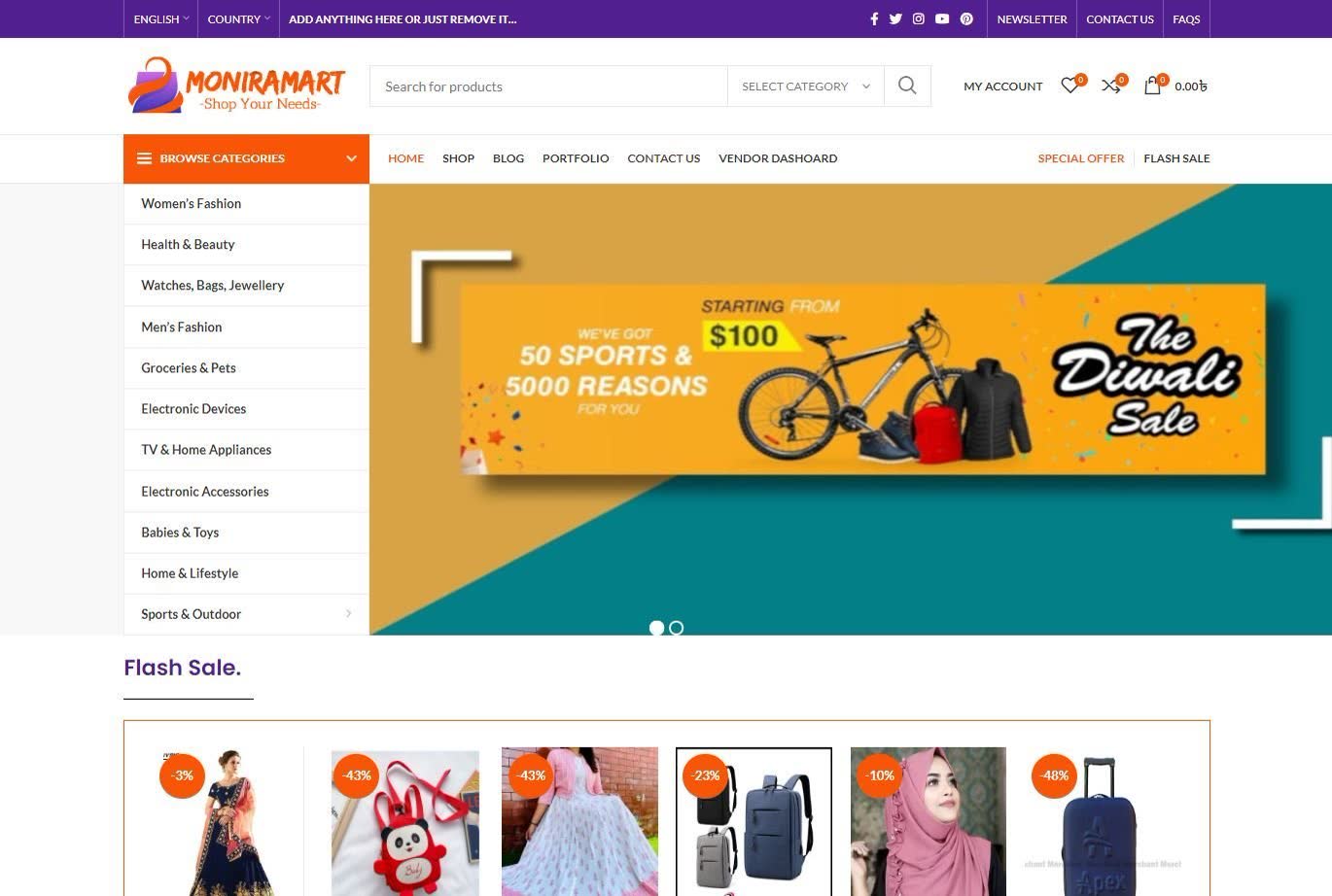 🛍️ "MoniraMart – Your ultimate shopping destination!"
