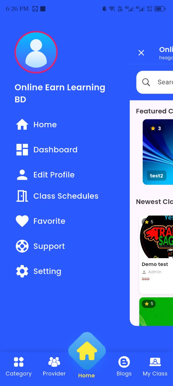 Education Mobile App app screen 3