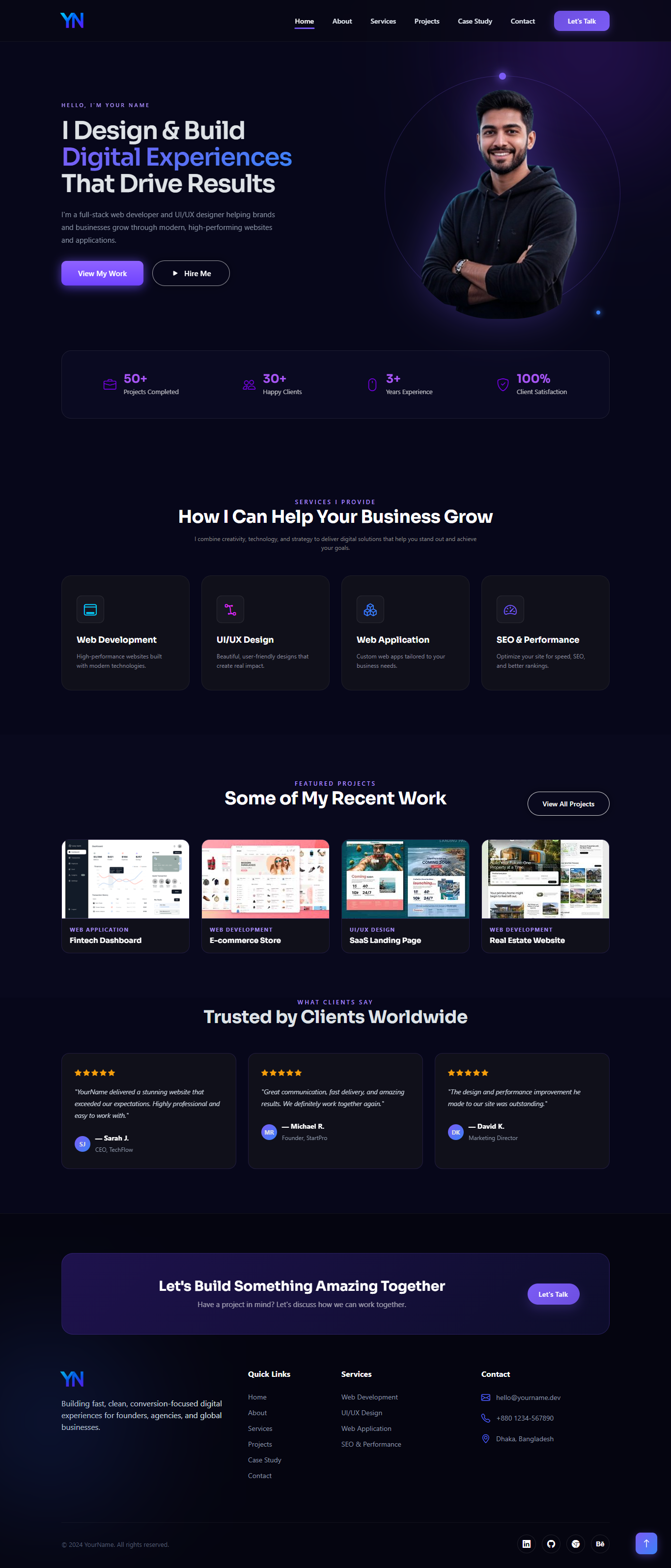 Agency Portfolio Website