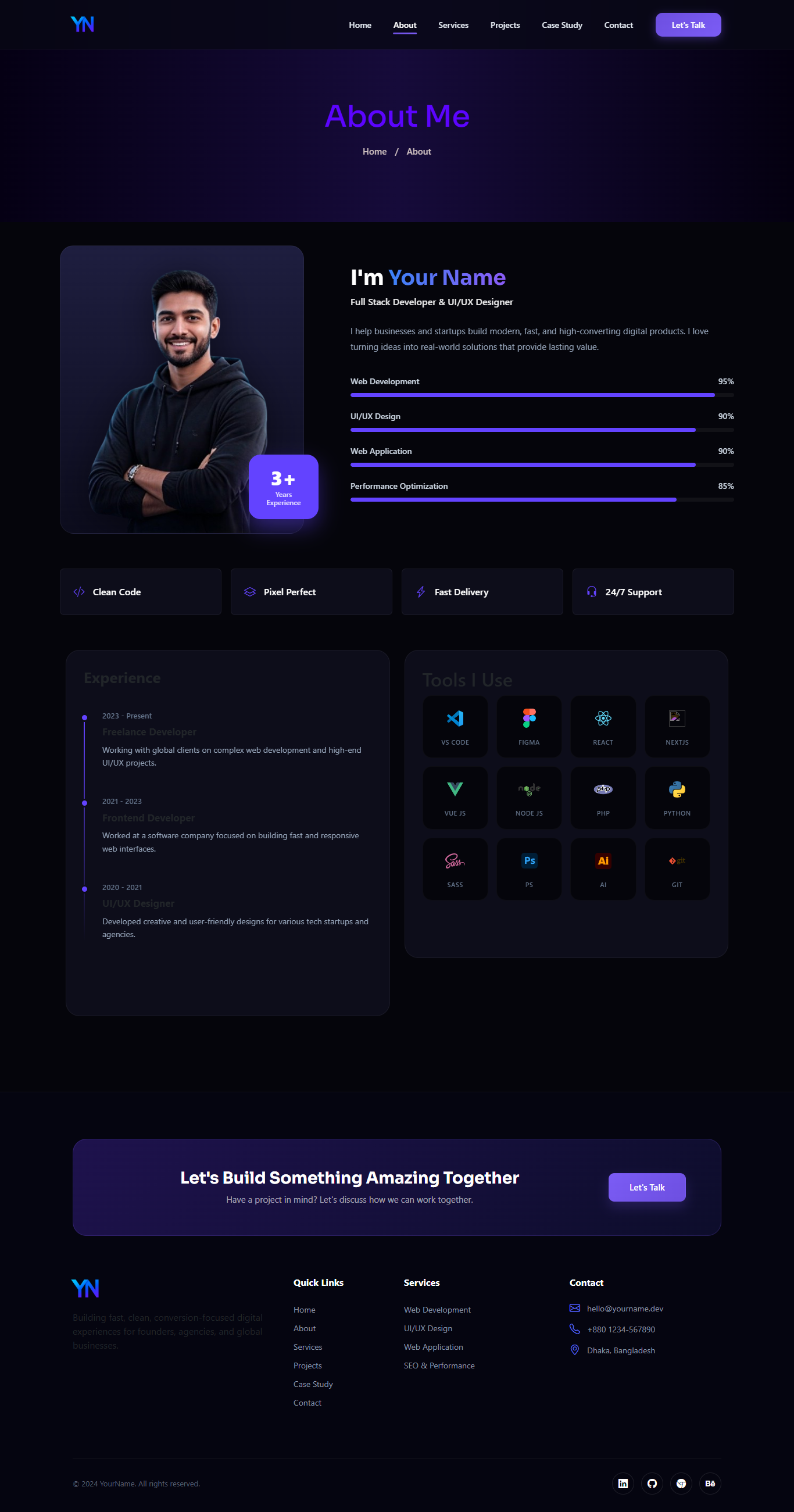 Agency Portfolio Website